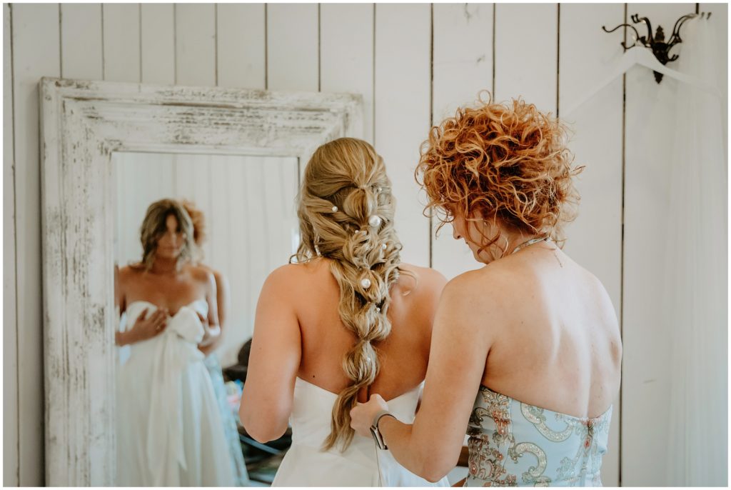 hair braid for brides